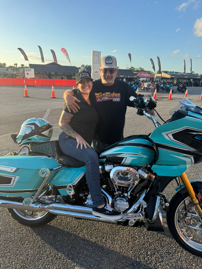 Mike and Janel at Daytona Bike Week