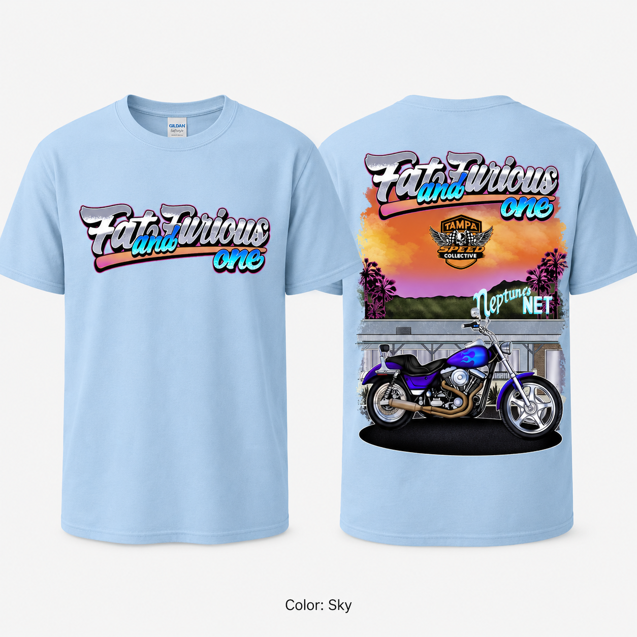 Bluey FXR Premium Softstyle Cotton Tee — Unisex