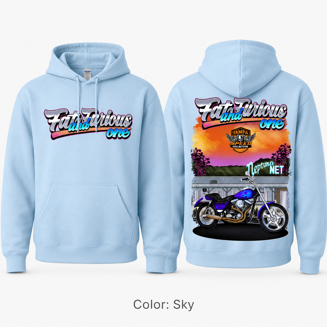 Bluey FXR Premium Softstyle Midweight Hoodie — Unisex