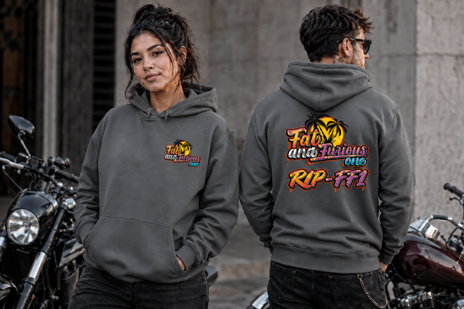 Tropical RIP-FF1 Premium Softstyle Midweight Hoodie — Unisex