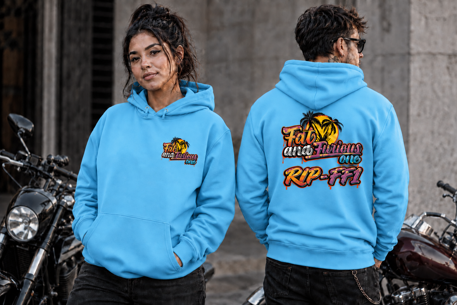 Tropical RIP-FF1 Premium Softstyle Midweight Hoodie — Unisex